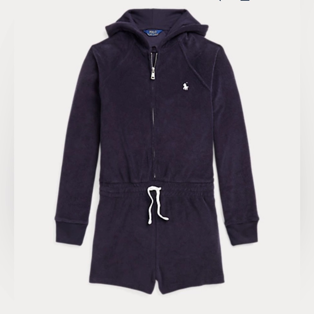 Toddler Girl Ralph Lauren Terrycloth Romper